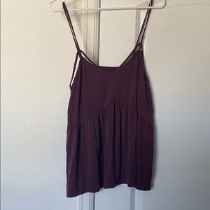 Burgundy Tank Top